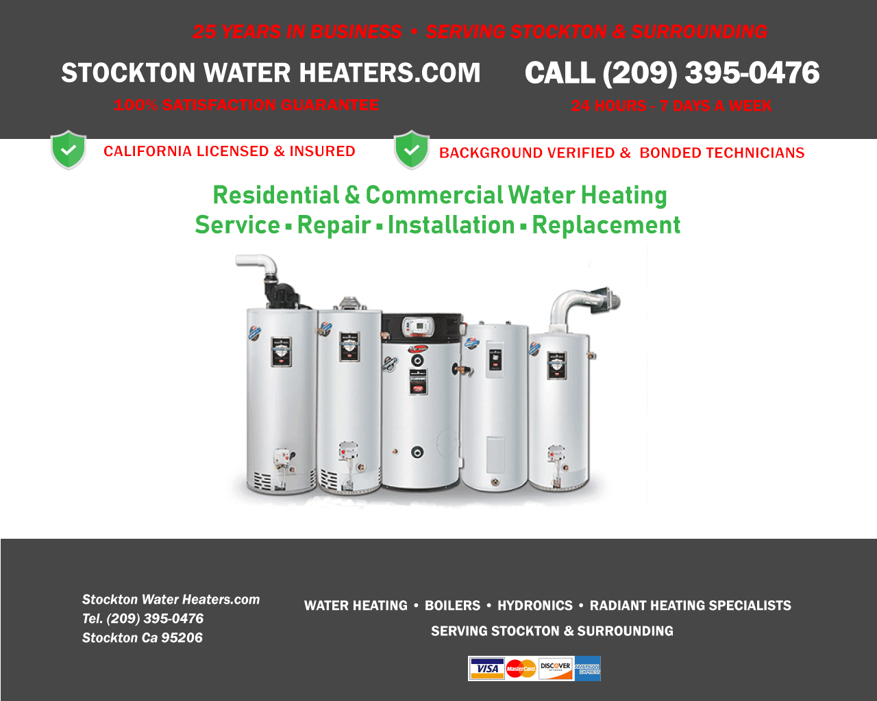 Stockton Water Heaters